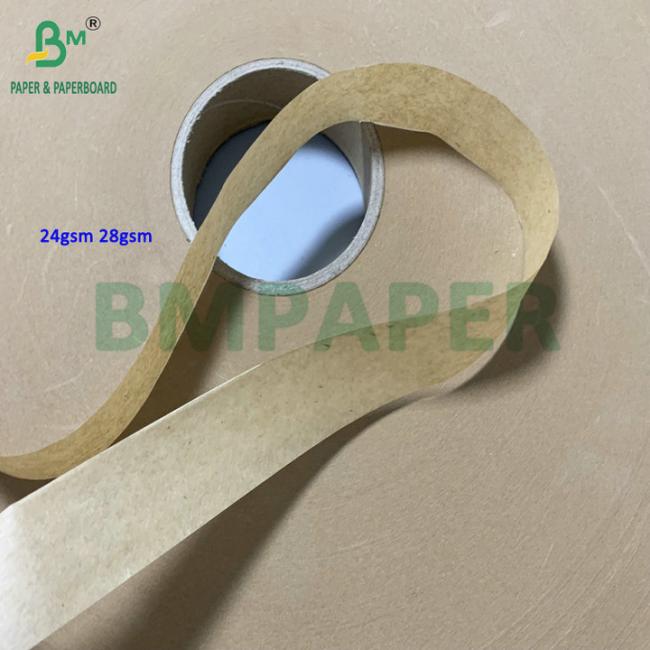 Slitting Small Sizes 30mm 32mm 24gsm 28gsm Brown Kraft Wrapping Paper For Straw Packing Slitting Small Sizes 30mm 32mm 24gsm 28gsm Brown Kraft Wrapping Paper For Straw Packing