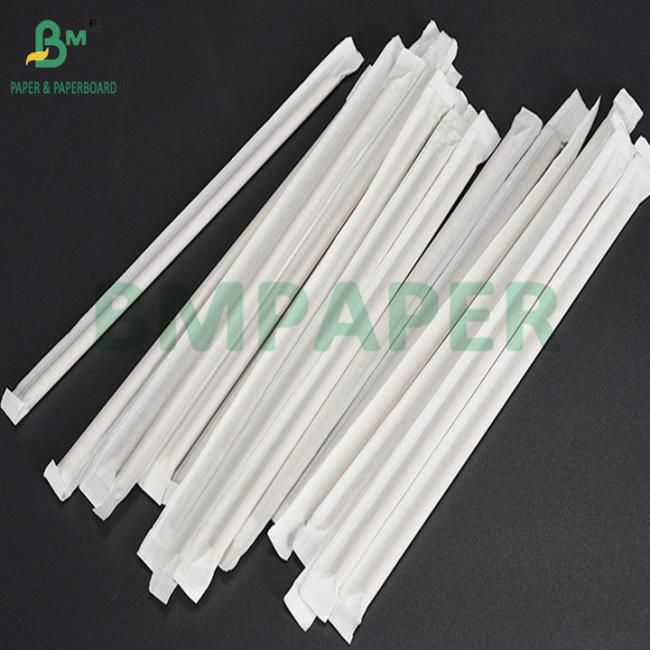 34mm 36mm 25g 26g White MG Wrapping Paper For Straw Packaging 34mm 36mm 25g 26g White MG Wrapping Paper For Straw Packaging