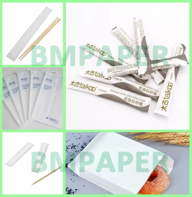 40g+10g PE Coated MG Bleached Kraft Paper For Sugar Bags Food Grade 70 x 100cm 40g+10g PE Coated MG Bleached Kraft Paper For Sugar Bags Food Grade 70 x 100cm