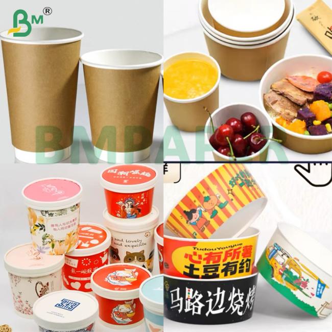 135g 150g White Food Grade Cup Base Paper For Coffee Cup 135g 150g White Food Grade Cup Base Paper For Coffee Cup