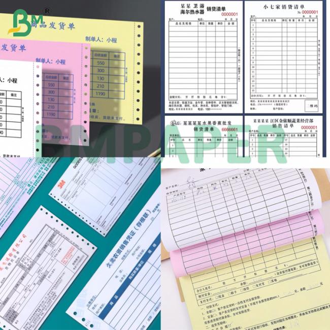 48g 50g 8.5"*11" Colorful Stable Carbonless Paper For Bill Printing 48g 50g 8.5"*11" Colorful Stable Carbonless Paper For Bill Printing