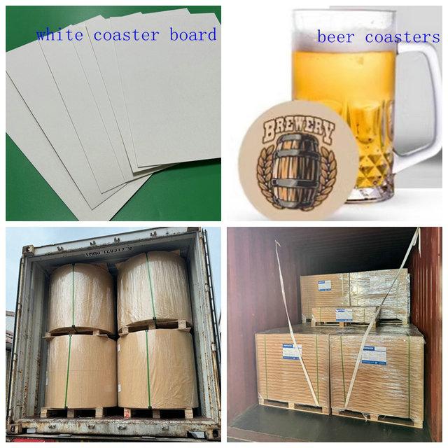 1mm 1.5mm Fast Absorbent White Coaster Board For Beermat 800 x 1200mm 1mm 1.5mm Fast Absorbent White Coaster Board For Beermat 800 x 1200mm