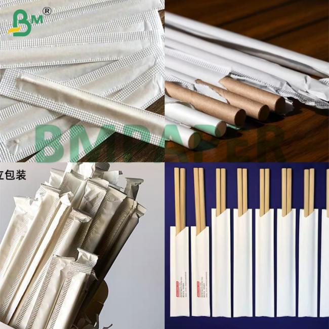 Food Grade White Toothpick Wrapping Paper Roll 24 - 28GSM 26.5-32mm Width Virgin Pulp Biodegradable Kraft Food Grade White Toothpick Wrapping Paper Roll 24 - 28GSM 26.5-32mm Width Virgin Pulp Biodegradable Kraft