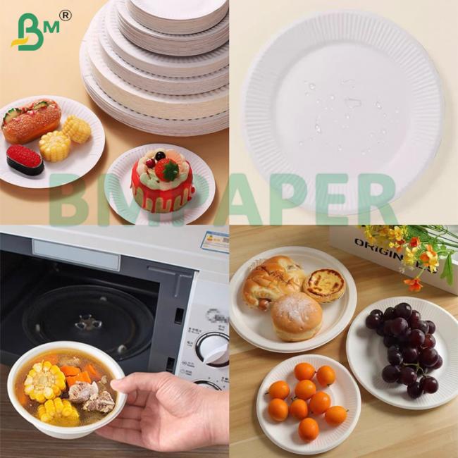 230g 250g PET Coated Paper Roll Heat Resistant Oven / Microwave Safe Waterproof & Greaseproof Food Tray Liner for Fast Food Bakery Takeaway Packaging 230g 250g PET Coated Paper Roll Heat Resistant Oven / Microwave Safe Waterproof & Greaseproof Food Tray Liner for Fast Food Bakery Takeaway Packaging