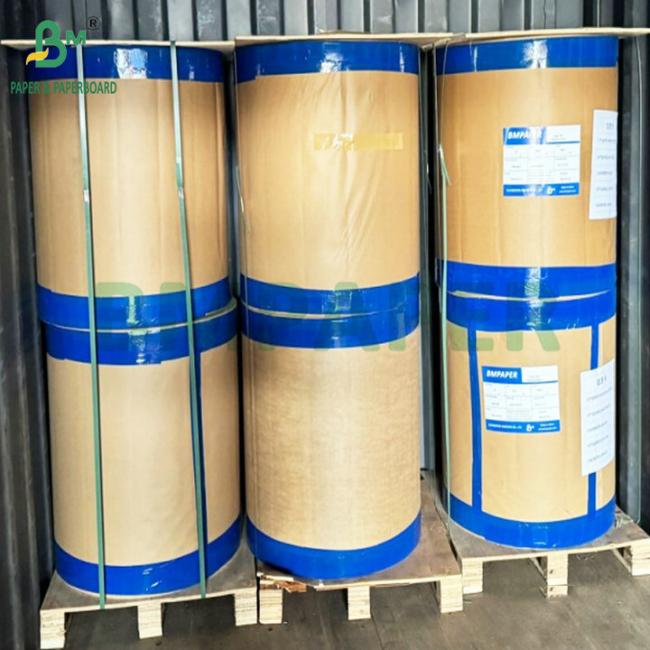 High Stiffness 40gsm 50gsm Brown Striped Kraft Paper For Packaging High Stiffness 40gsm 50gsm Brown Striped Kraft Paper For Packaging