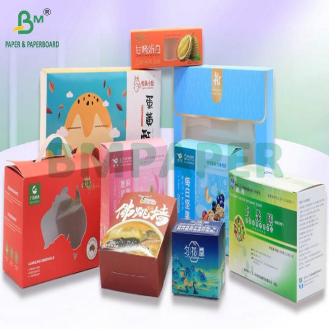 Smooth Surface 290gsm + 15gsm PE SBS Cardboard For Frozen Packaging Box Smooth Surface 290gsm + 15gsm PE SBS Cardboard For Frozen Packaging Box