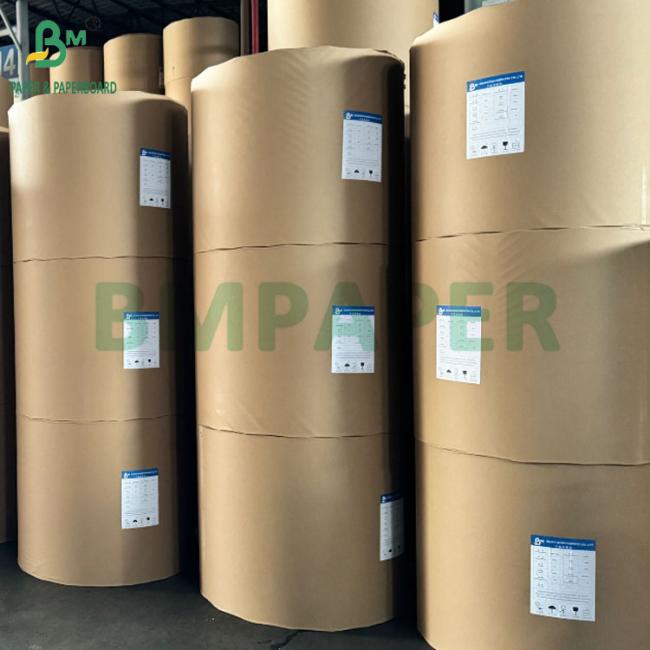 Virgin Wood Pulp 30GSM to 120GSM Unbleached MG Ribbed Kraft Wrapping Paper Virgin Wood Pulp 30GSM to 120GSM Unbleached MG Ribbed Kraft Wrapping Paper