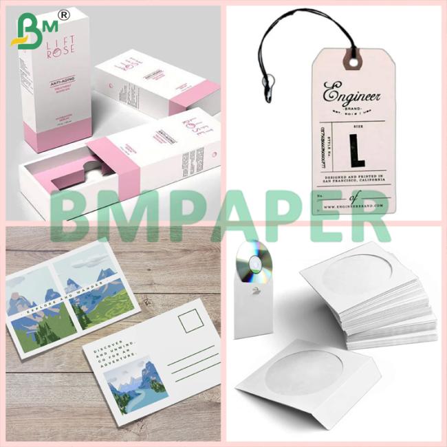 300g 350g Natural Smooth Uncoated SBS Paperboard Bright White Shade 300g 350g Natural Smooth Uncoated SBS Paperboard Bright White Shade