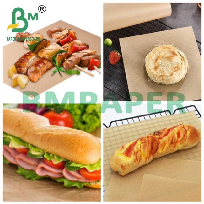 60gsm Oilproof Kit 7 Natural Brown Sandwich Wrapper Paper 700 x 1000mm 60gsm Oilproof Kit 7 Natural Brown Sandwich Wrapper Paper 700 x 1000mm