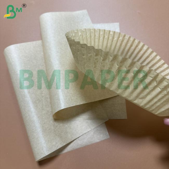 40gsm Air Fryer Oven Paper Dual-Side Silicone Brown Kraft Custom Sheets / Rolls 40gsm Air Fryer Oven Paper Dual-Side Silicone Brown Kraft Custom Sheets / Rolls