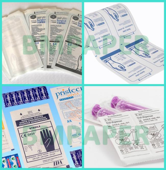 60g Medical Dialysis Paper For Wrapping Surgical Glove Good Sterilisation 60g Medical Dialysis Paper For Wrapping Surgical Glove Good Sterilisation