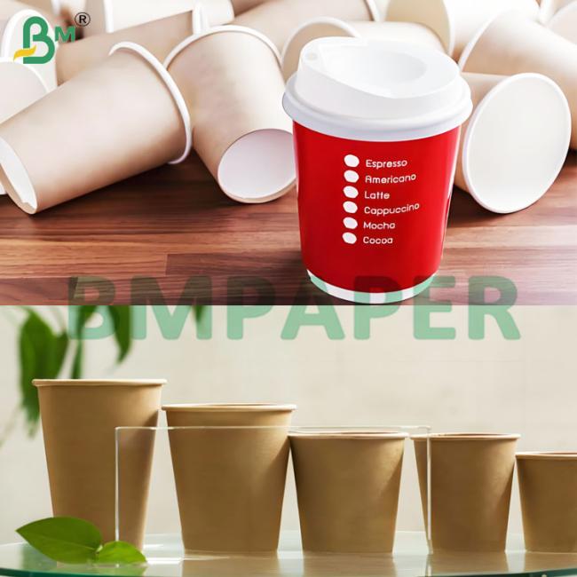 190+10gsm PE Coated Cup Stock Paper Rolls for Paper Cups Bowls 190+10gsm PE Coated Cup Stock Paper Rolls for Paper Cups Bowls
