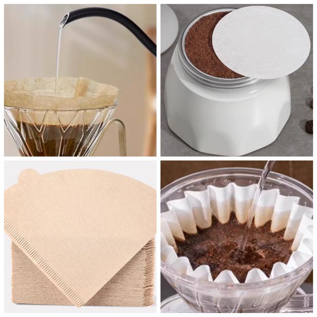 50gsm 54gsm Foodgrade White Brown Coffee Filter Paper 380mm 400mm 50gsm 54gsm Foodgrade White Brown Coffee Filter Paper 380mm 400mm