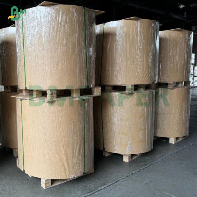 70g 80g Brown One Side Glossy Stripped Kraft Paper For Food packaging 70g 80g Brown One Side Glossy Stripped Kraft Paper For Food packaging