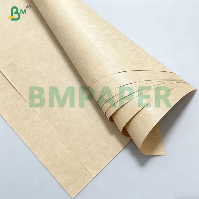 50gsm 60gsm High Folding Resistance Machine Glazed Stripped Kraft Paper Rolls For Wrapping 50gsm 60gsm High Folding Resistance Machine Glazed Stripped Kraft Paper Rolls For Wrapping