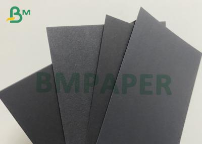 China 250 - 450gsm Black Cardboard Foldable For Jewelry Gift Box for sale