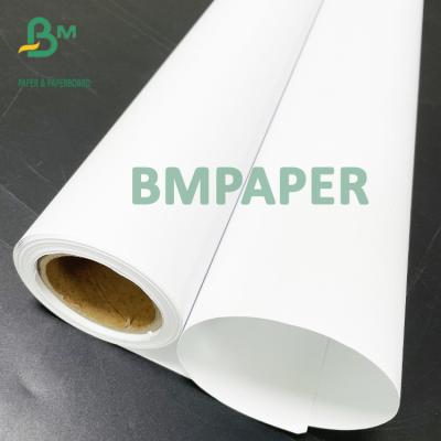 China Matte Finish 24lb 36lb Coated Bond Paper Rolls For Wide Format Color Inkjet Printers for sale