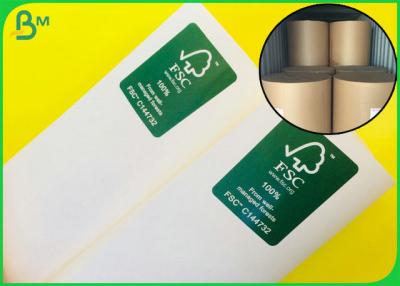 China Rolo 100% branco reusável do papel de embalagem da polpa do Virgin para fazer sacos de papel à venda