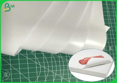 China Pure Natural 70gsm + 10g PE Coated White Butcher Paper For Wrapping Meat for sale