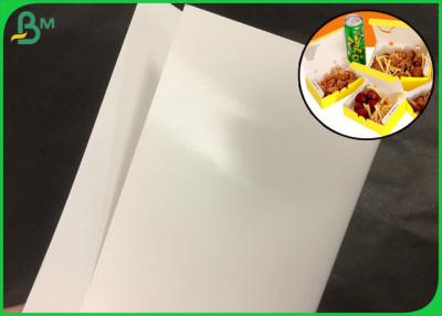 China Papel branco da lancheira de cor da certificação 300G de FDA para a caixa de papel à venda