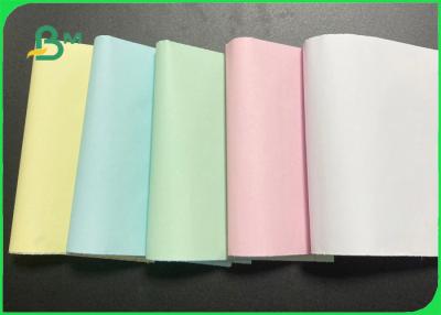 China NCR Paper CB CFB CF Colorful Carbonless Copy Paper Sheet For Bill Printing for sale