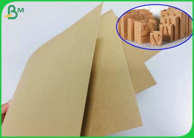China 300gr 350gr 400gr Smooth Surface Brown Kraft Paper Roll  In Reel Package for sale