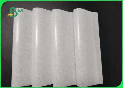 China 30gsm 60gsm White Bleached Kraft Paper Roll For Cheese Packaging Waterproof for sale