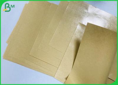 China Brown Colour 12gsm Poly Laminated Virgin 80gsm Kraft Paper Rolls For Packaging for sale