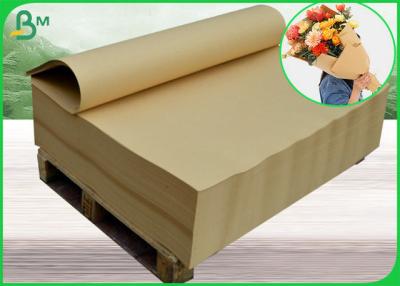 China Good Printing Roll Bamboo Kraft Paper 50g 70g For Making Flower Sleeve for sale