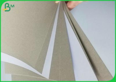 China C1S 400gsm Grey Chipboard Coated White Back Gray Customzied Size In Sheets for sale