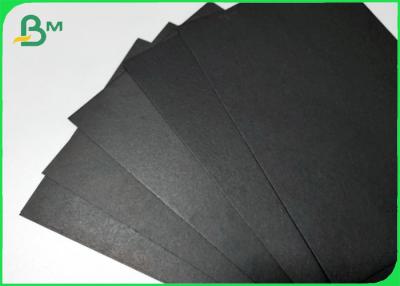China Foldable FSC Approved Black Paper Board Paper Box Material Paper 300gsm 350gsm for sale