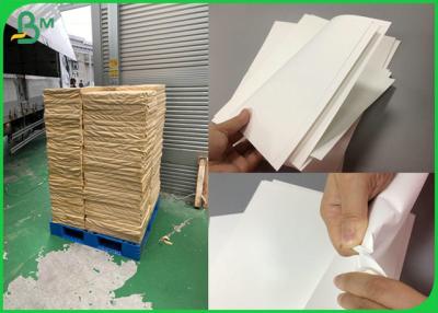 China cor branca de papel sintética impermeável de 100um 130um para fazer a etiqueta à venda