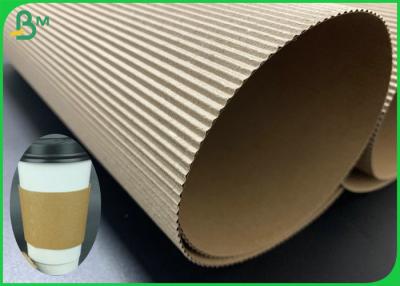 China Recycled 2ply 3ply brown corrugated paperboard for coffee sleeve custom printed for sale