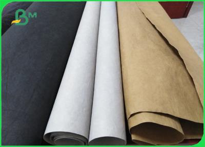 China 0.5mm 0.6mm Wrinkled Kraft Paper Textured Bags Kraft Paper Roll for sale