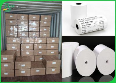 China 640mm 860mm Jumbol Roll 55gr 58gr 65gr Thermal POS Paper Roll For POS Terminal for sale