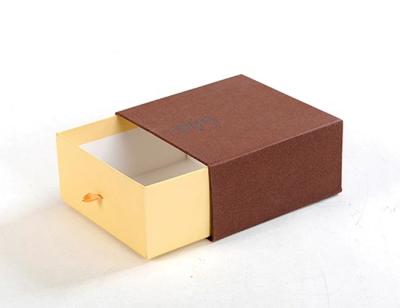 China Pure Color Paper Drawer Boxes Kraft Drawer Box  Shoes And Suit Packing for sale