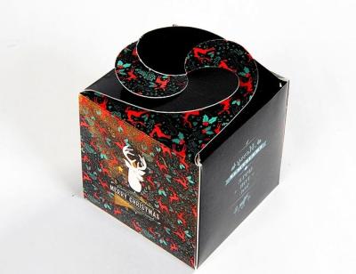 Chine L'extrémité faite sur commande de repli de pliage de boîtes décoratives de carton enferme dans une boîte recyclable inodore à vendre