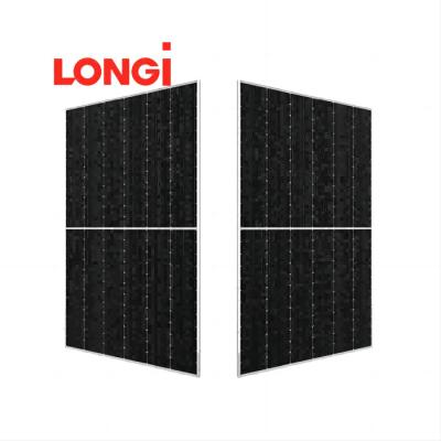 China 445W 450W 455W LONGi PV Modules 108 Cells Mono Longi Solar Full Black for sale