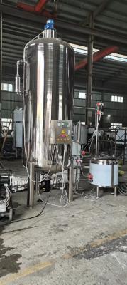 China Soap Mixer Reactor 15 Ton With Top Mixer And Bottom Homogenizer Siemens Motor for sale