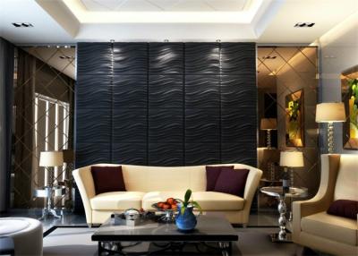 China 100% Polyester Fiber Noise Cancelling Wall Panels , Modern 3d Wall Art Panels for sale