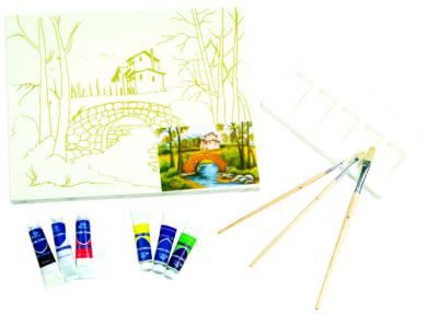 China Integrated Acrylic Paint Starter Set , Travel Acrylic Paint Set For 8 Year Old for sale