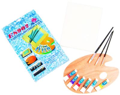 China Small Art Painting Set Oil Painting Kits For Adults High End Stretched Canvas Attached for sale