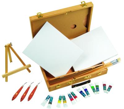 China Multi Function Art Painting Set Paint Boxes For Artists 39 X 30 X 8cm for sale