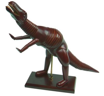 中国 恐竜/Diplodoucusの動物の人体摸型の木の芸術家モデル中国の杜松材料 販売のため