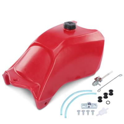 China Red Fuel Tank with Cap & Fuel Petcock for Honda FourTrax 300 1988-1992 for sale