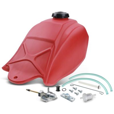 China Red Fuel Tank with Cap & Fuel Petcock for Honda ATC250SX 1985 1986 1987 for sale