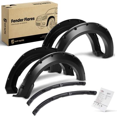 China 4x Front & Rear Pocket Rivet Style Fender Flare for Ford F-150 2021-2022 Pickup for sale
