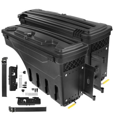 China 2x Rear Truck Bed Storage Box Toolbox for Chevy C1500 GMC K1500 Dodge Ram Ford for sale