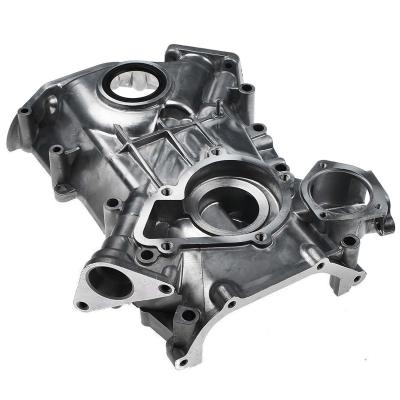 China Engine Timing Cover with Oil Pump for Nissan Altima 93-01 L4 2.4L KA24DE for sale