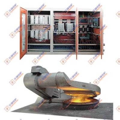 China Smooth Medium Frequency Induction Melting Furnace Energy Saving Low Noise for sale